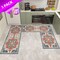 Kitchen Rug Sets 3 Piece with Runner Non Slip Kitchen Rugs and Mats Washable Kitchen Mats for Floor Thick Kitchen Floor Mat Carpet Runner Rugs for Hallway Laundry Holiday Decor